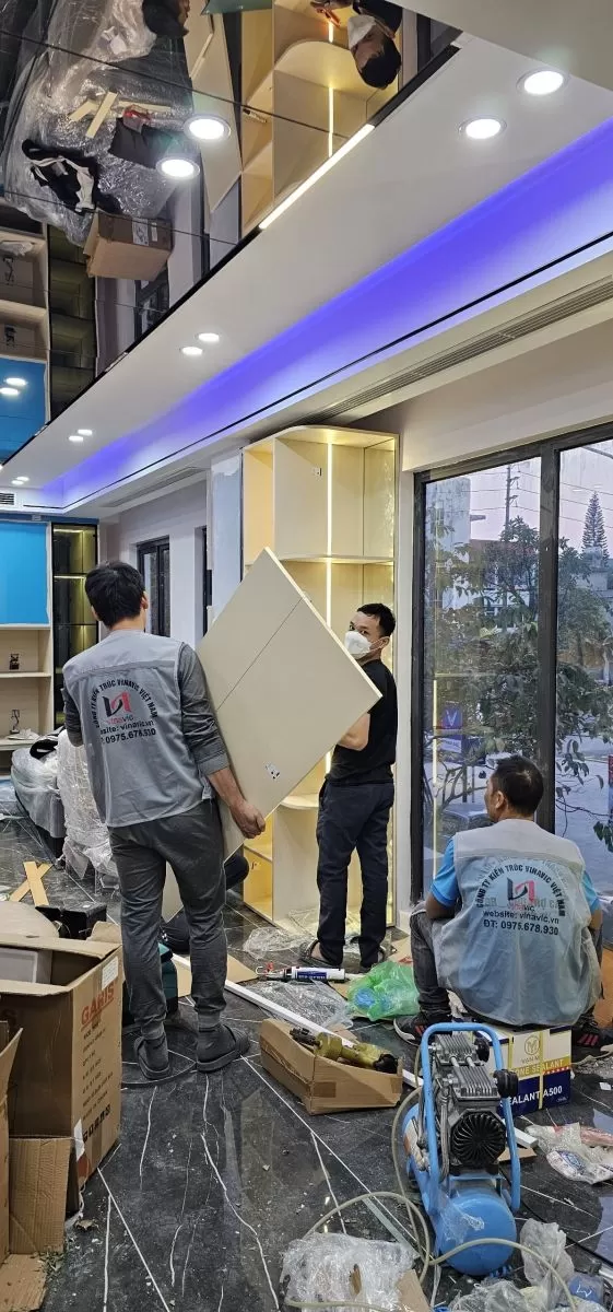 Thi công nội thất Vinhome Shophouse (CĐT: Mr Thư - Hòa Bình) TCNT2215