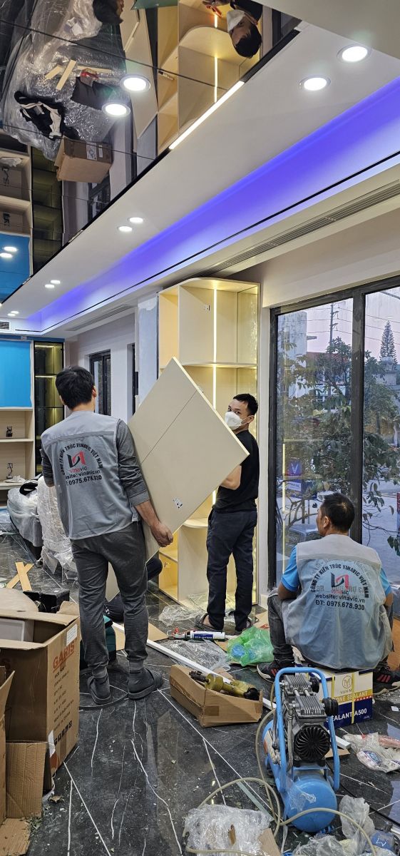 Thi công nội thất Vinhome Shophouse (CĐT: Mr Thư - Hòa Bình) TCNT2215