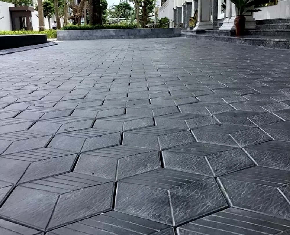 Gạch lát sân lục giác