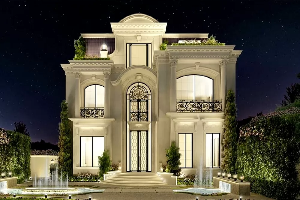 Màu kem được ưa chuộng ở kiến trúc tân cổ điển