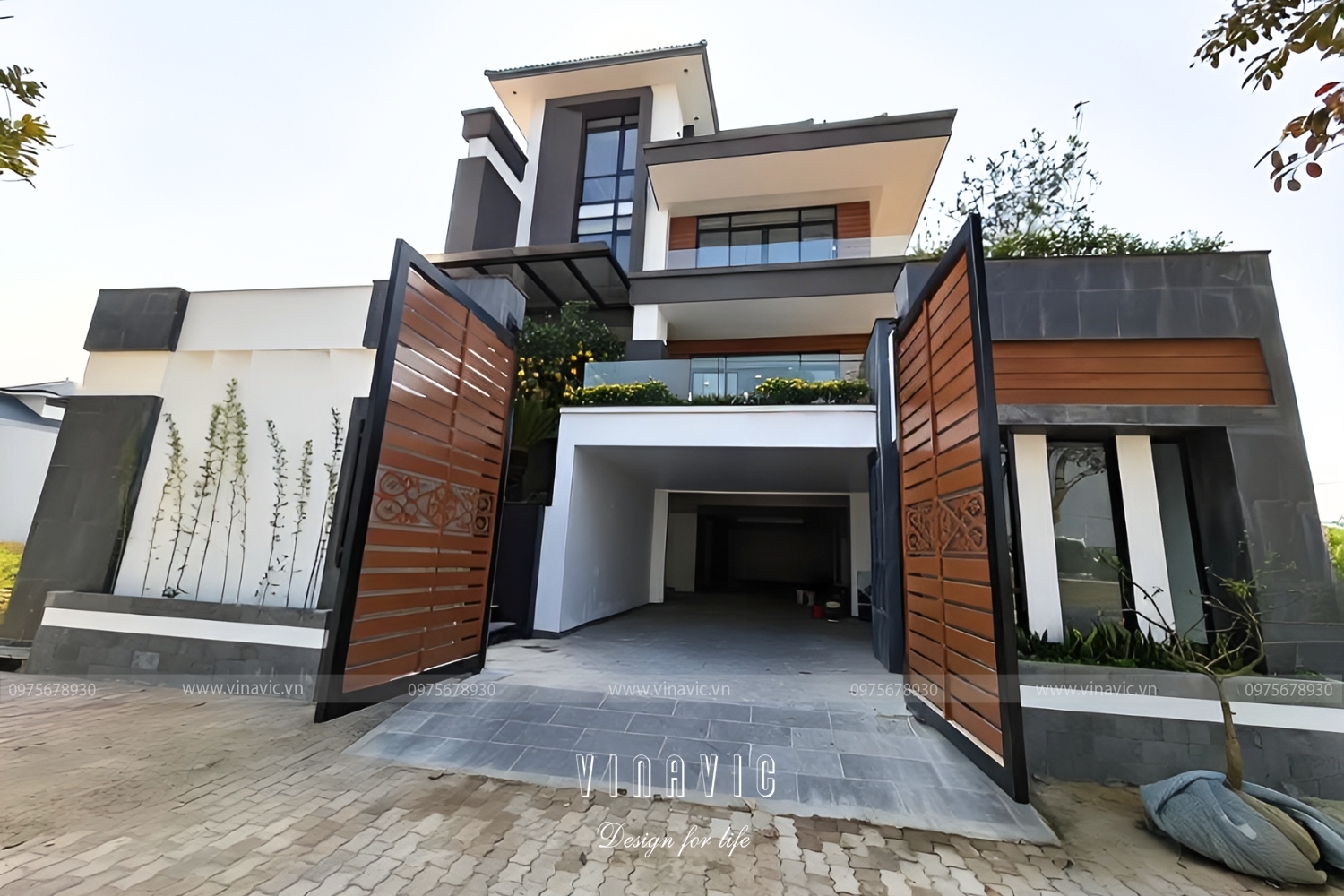 Thi công trọn gói biệt thự cao cấp ở Chí Linh- Hải Dương