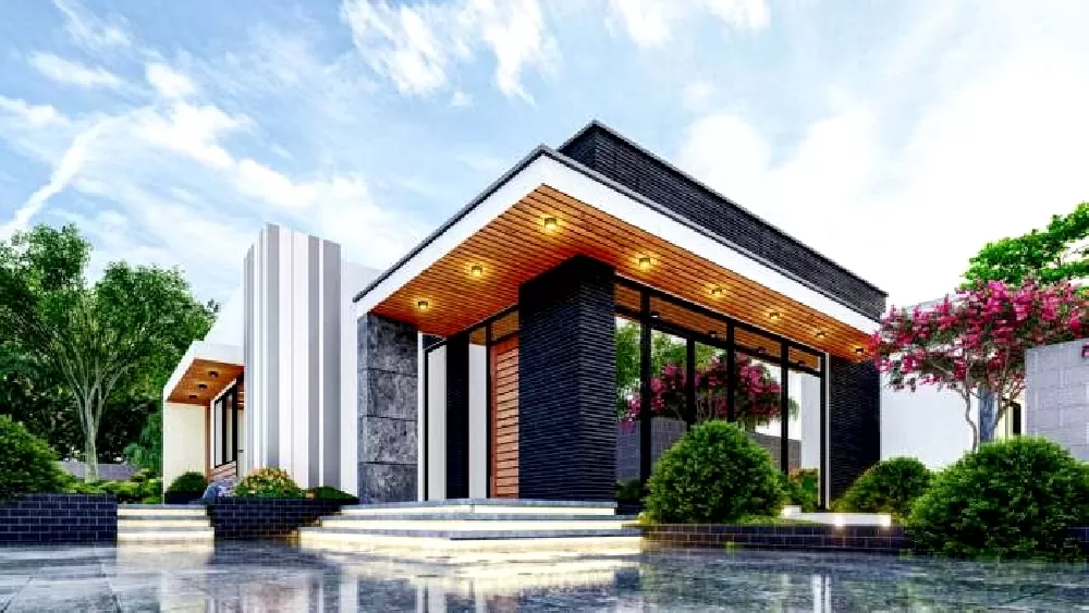 Mẫu villa nhỏ tiện nghi