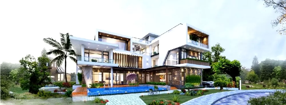 Biệt thự có sân vườn là một lựa chọn lý tưởng cho những gia đình yêu thích cuộc sống xanh.