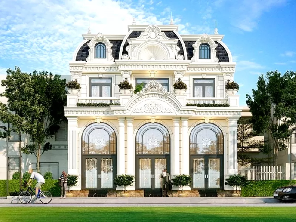 Nhà hàng tân cổ điển 2 tầng 250m2