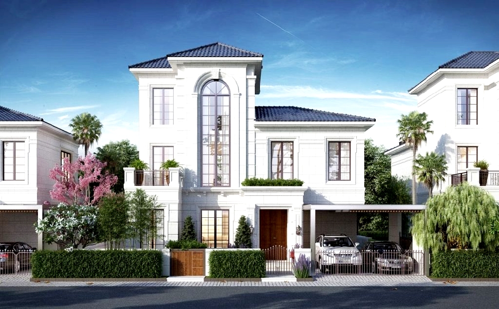Kích thước tối thiểu biệt thự đơn lập 12m x 15m = 180m2
