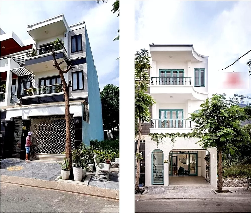 Phương án cải tạo nhà 2 tầng 1 tum đầy ấn tượng