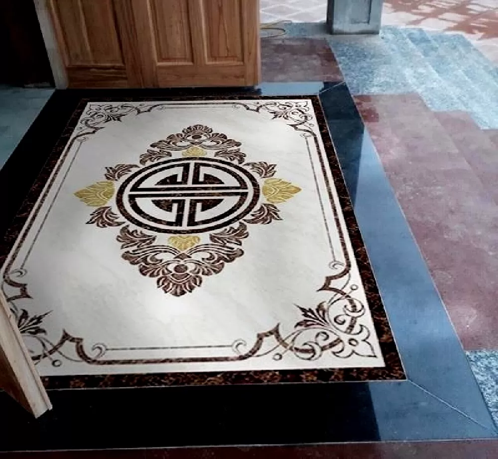 Gạch thảm với họa tiết phong phú