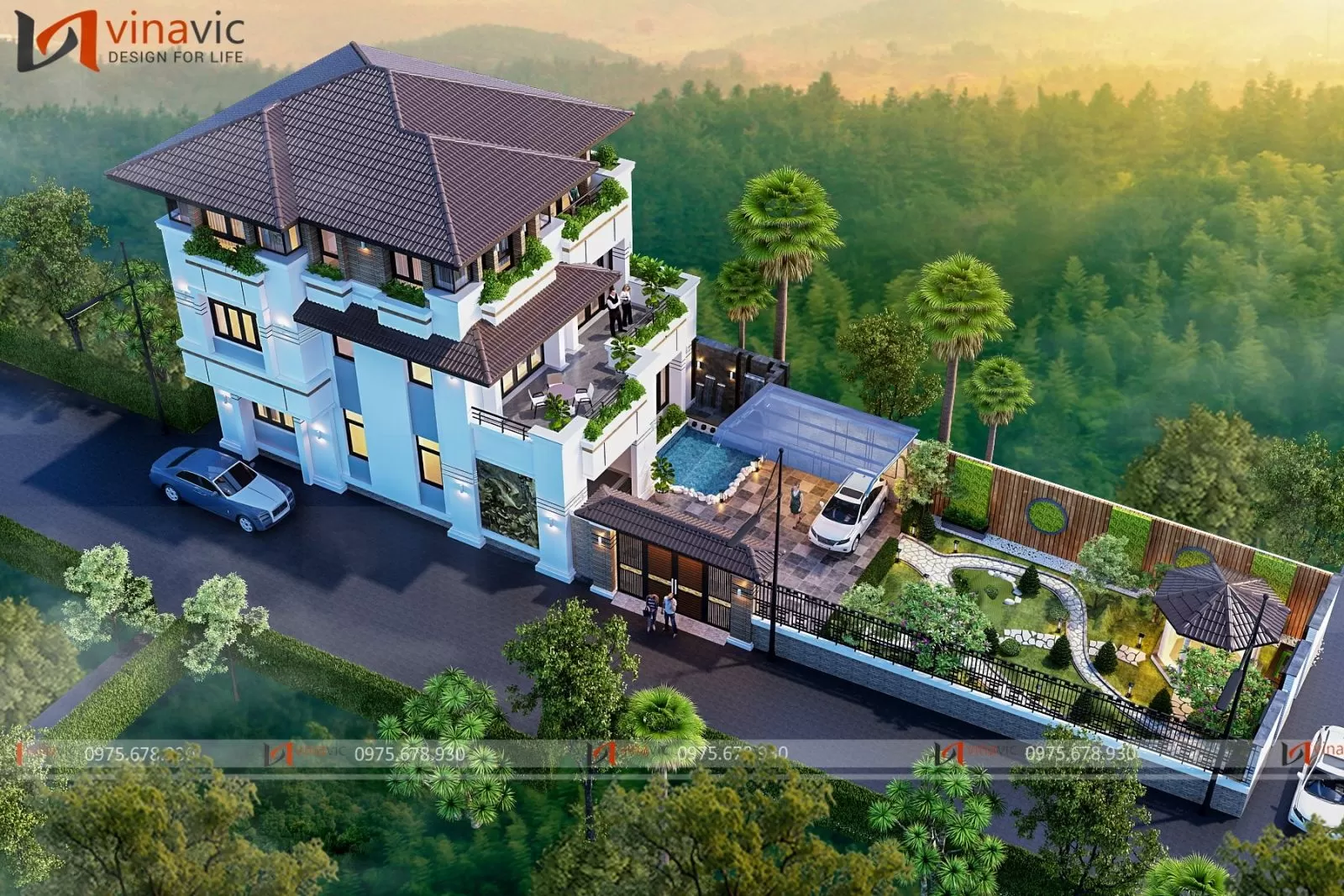 Biệt thự vườn đẹp