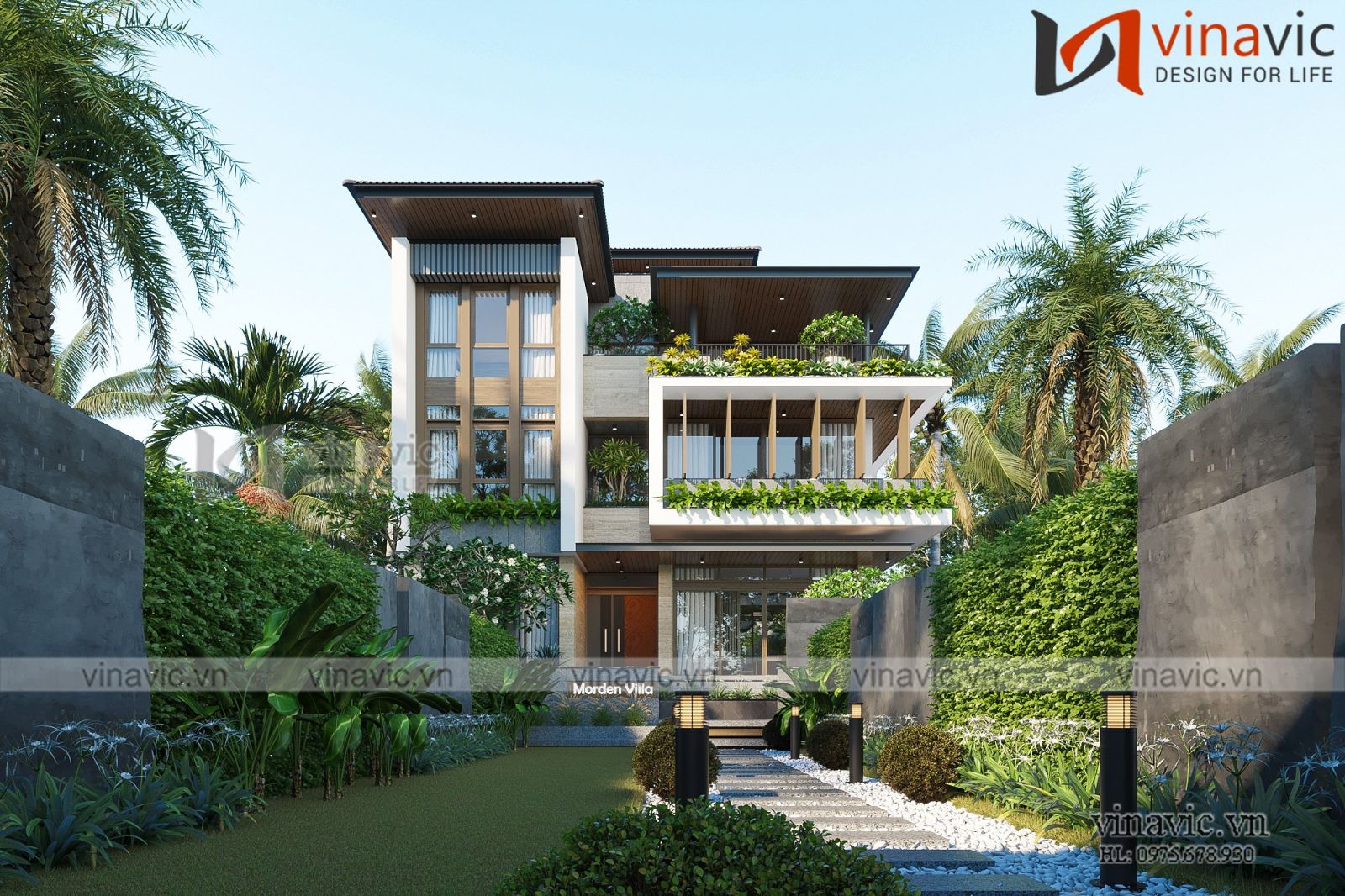 Những ban công xanh ấn tượng