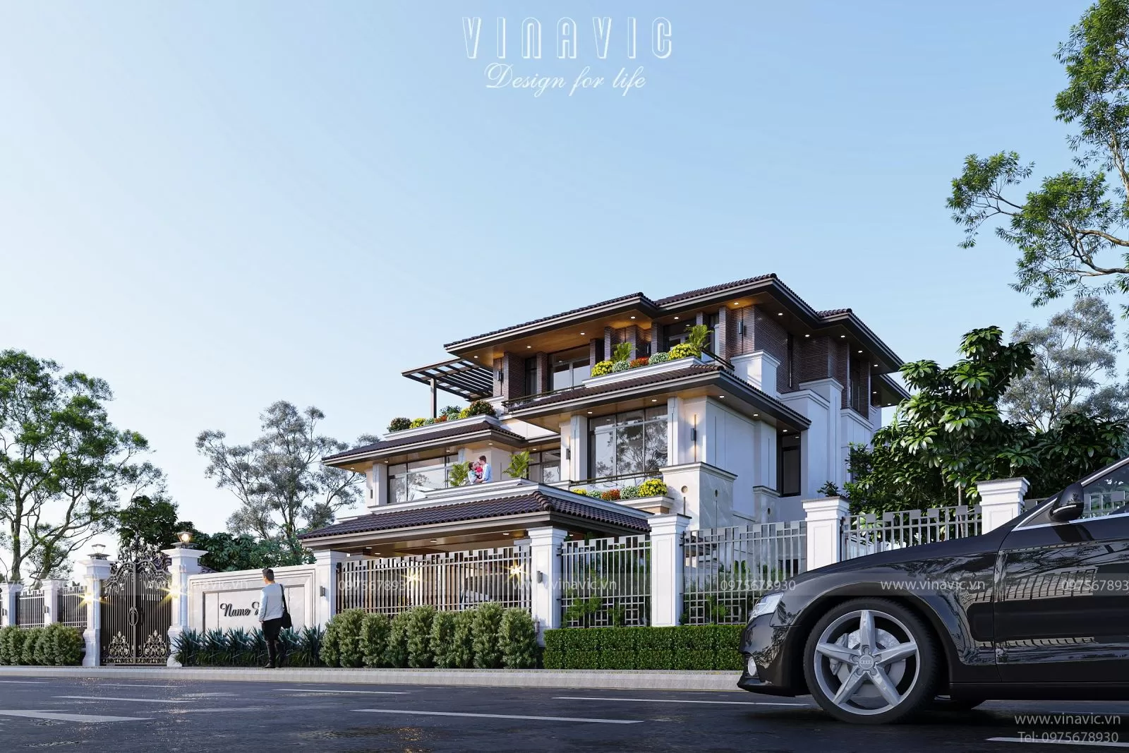 Kiến trúc có hình khối khỏe khoắn