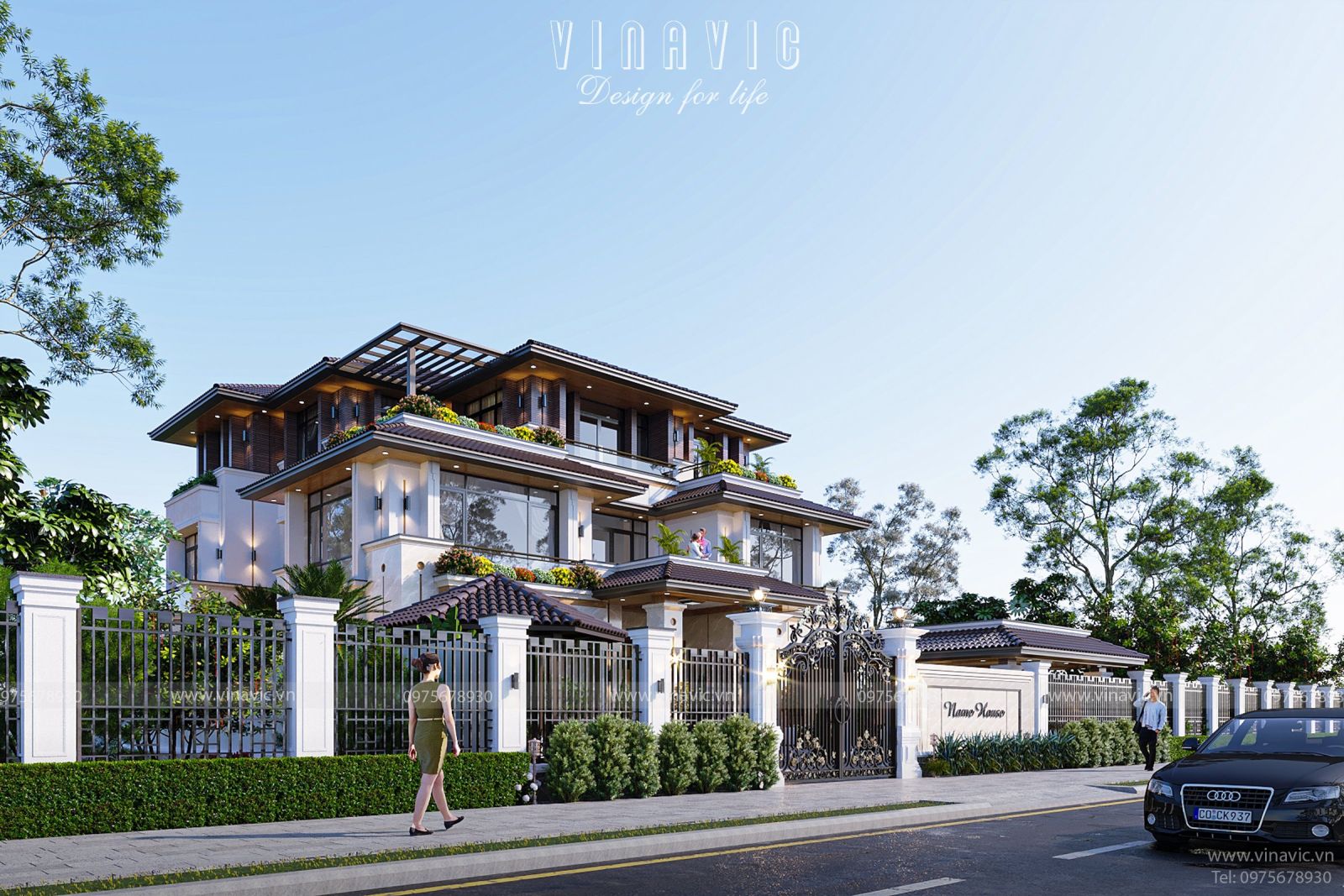 Góc nghiêng biệt thự 250m2