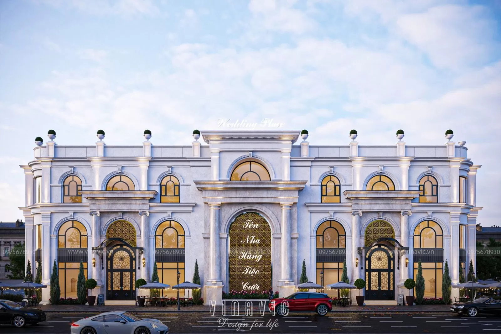 Kiến trúc chính là “bộ mặt” của nhà hàng, thể hiện phong cách riêng, khác biệt với đối thủ cạnh tranh