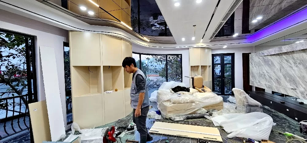 Lắp đặt nội thất cho nhà 3 tầng