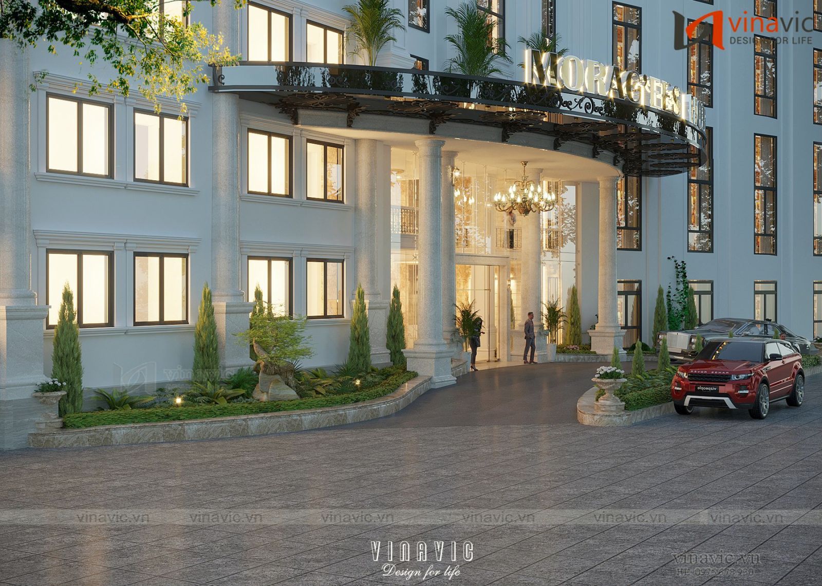 Màu sắc chủ đạo của ngôi nhà là trắng ngà mang đến cảm giác thanh lịch