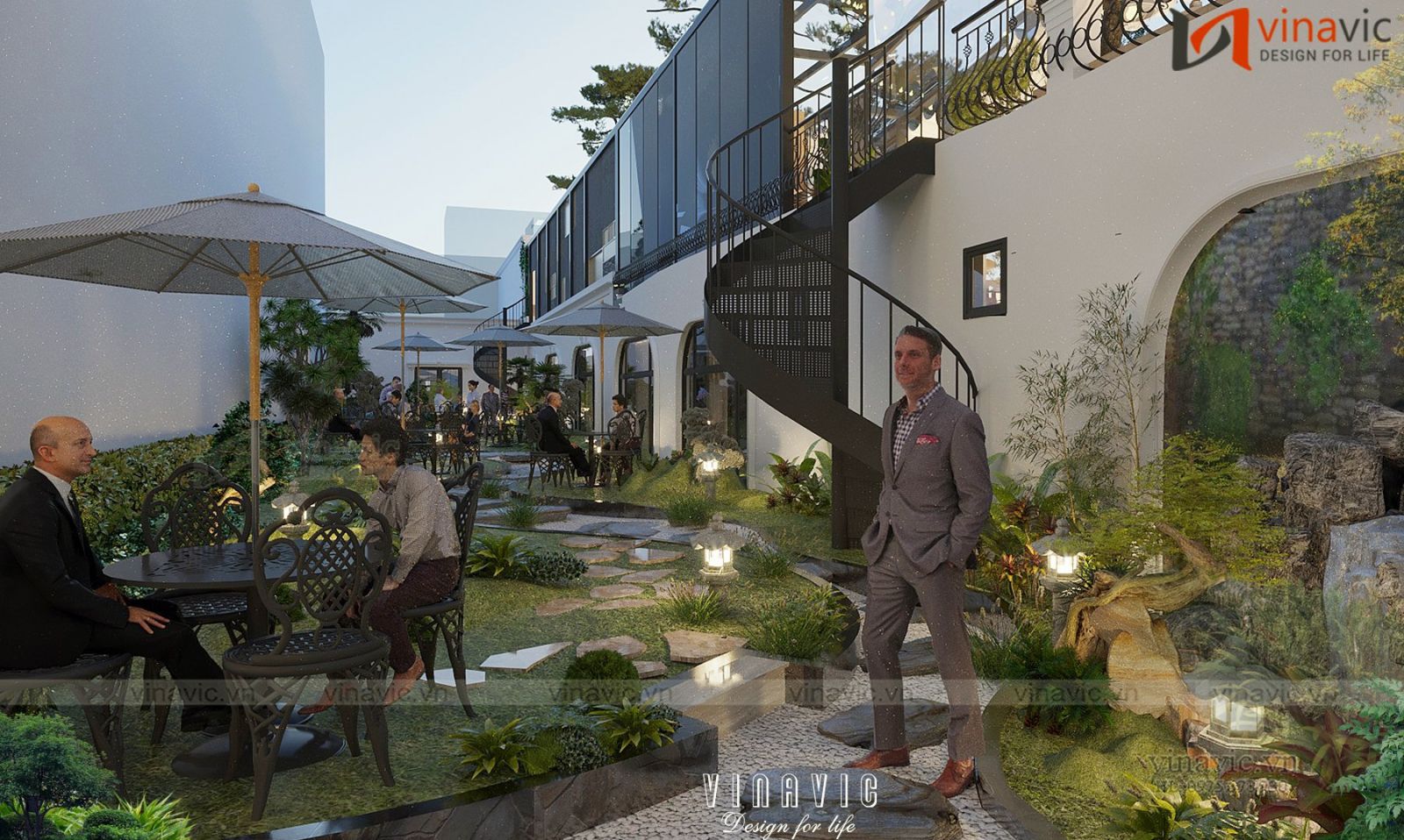 Dự án thiết kế Shophouse Mailan kinh doanh thương mại DATM2334