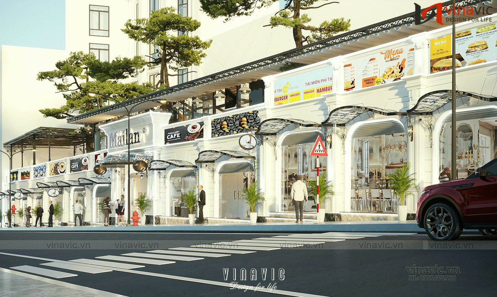 Mái sảnh sắt nghệ thuật sơn đen tĩnh điện