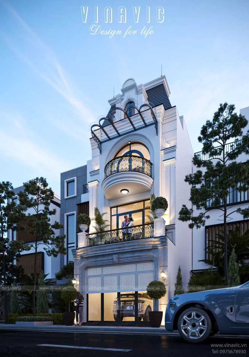 Gợi ý công năng cho nhà phố Tân cổ điển