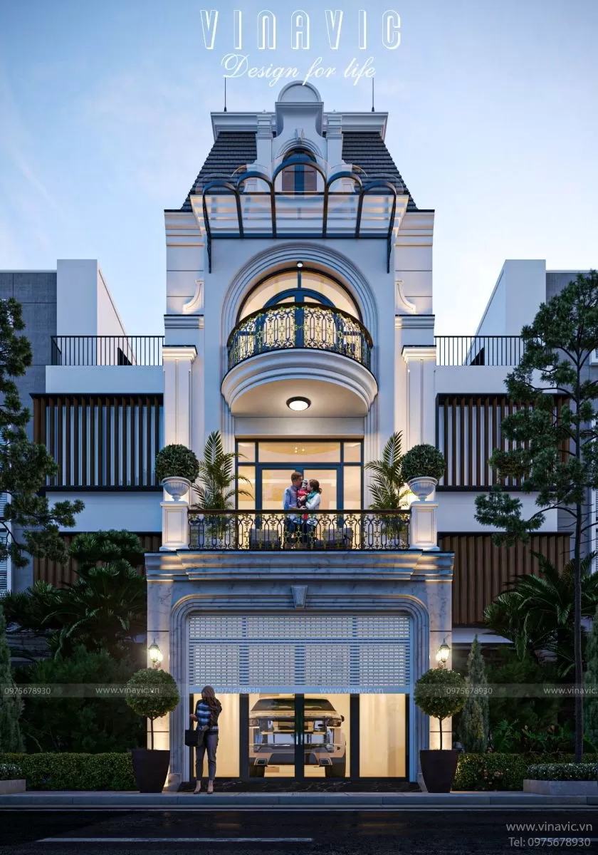 Thiết kế sang trọng của căn nhà phố 3 tầng NP2326