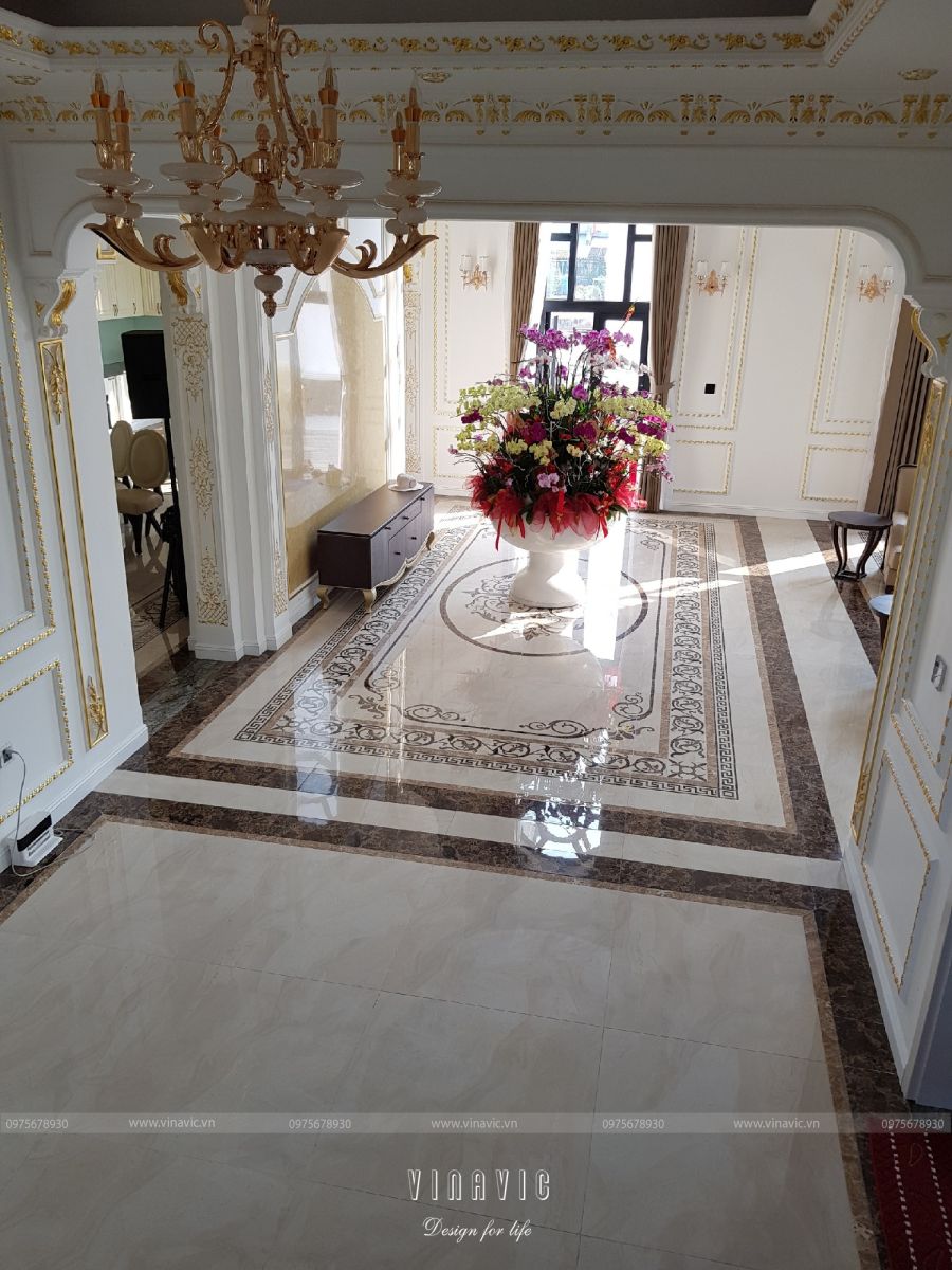 Thi công trọn gói kiến trúc và nội thất biệt thự ở Bình Dương TCBT2002