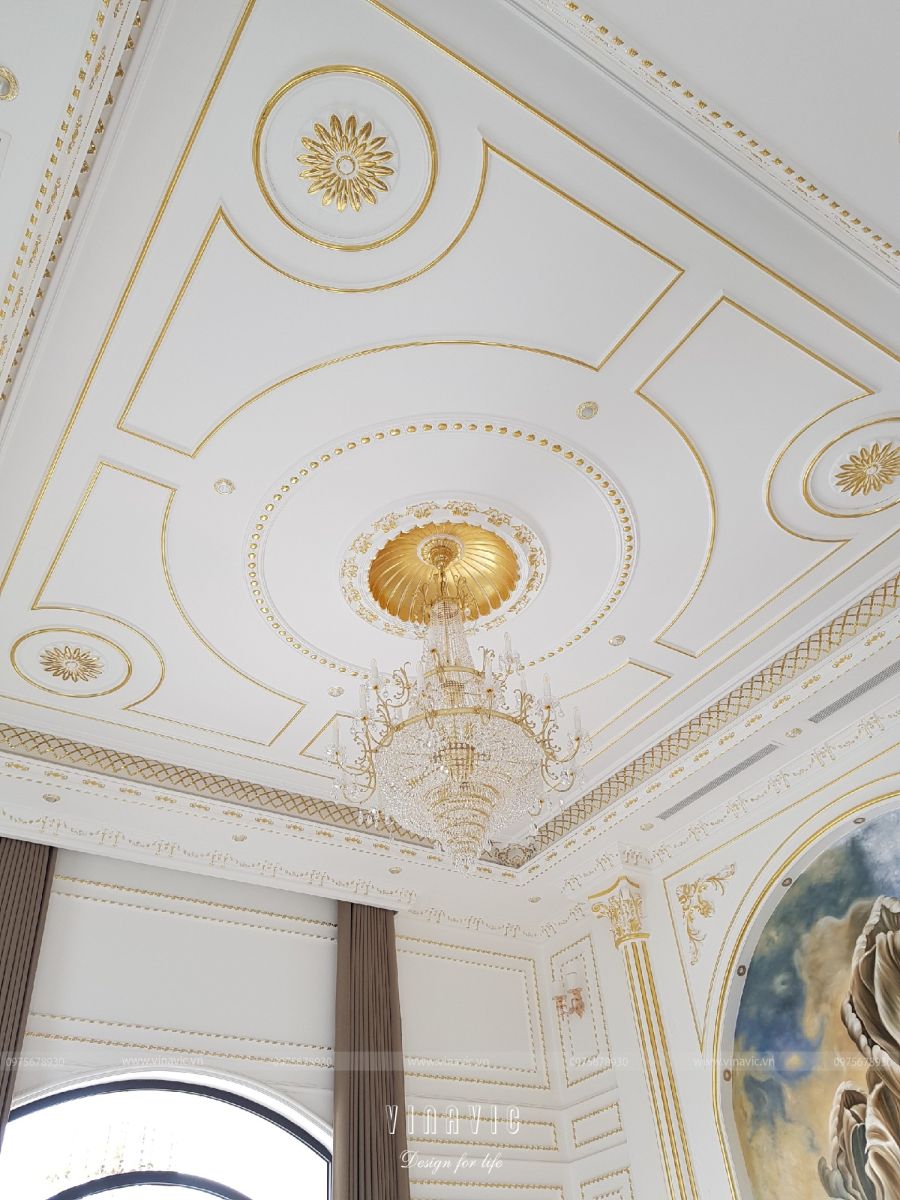 Thi công trọn gói kiến trúc và nội thất biệt thự ở Bình Dương TCBT2002