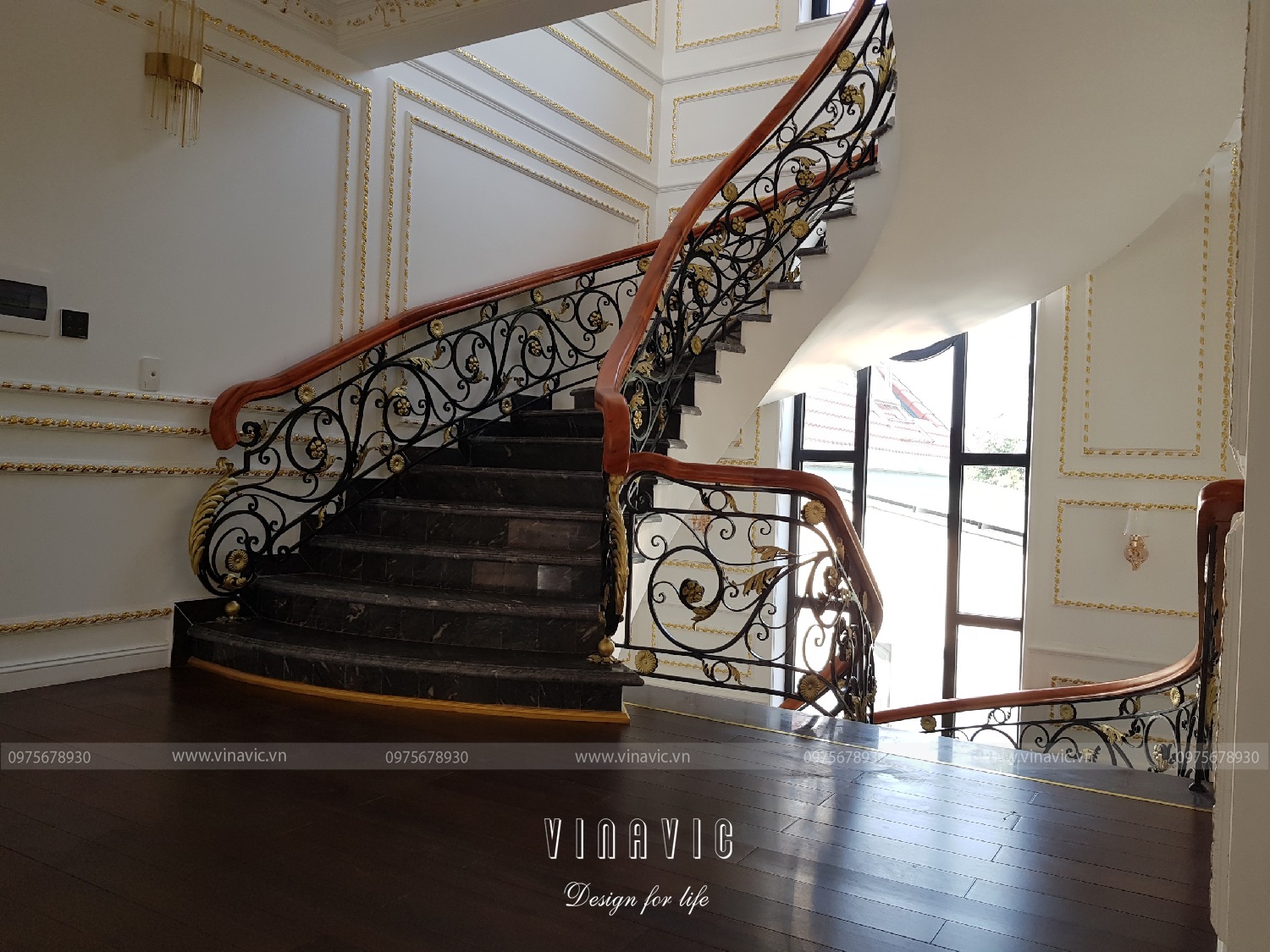 Thi công trọn gói kiến trúc và nội thất biệt thự ở Bình Dương TCBT2002