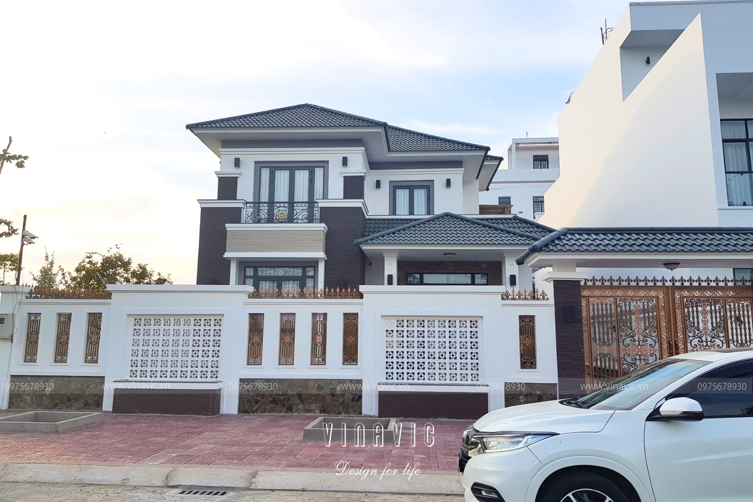 Thi công biệt thự 2 tầng hiện đại