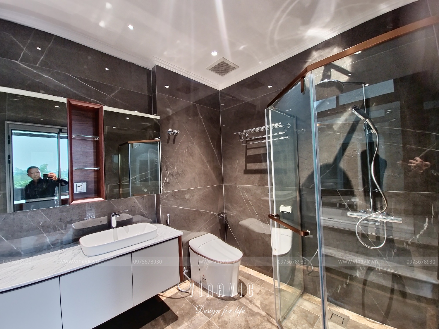 Thi công biệt thự 4 tầng hiện đại 180m2 (CĐT: Mr Nam - Nghệ An) TCBT2222