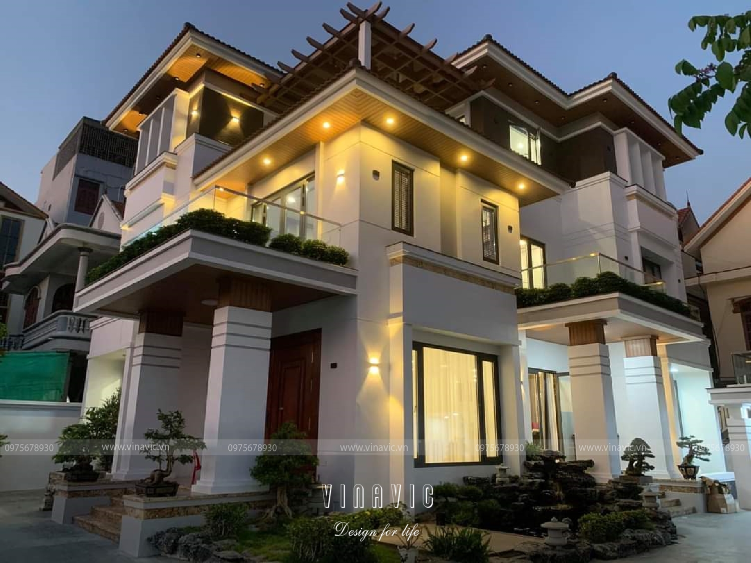 Thi công biệt thự hiện đại 200m2 3 tầng (CĐT: Mr Huy - Quảng Ninh) TCBT2223