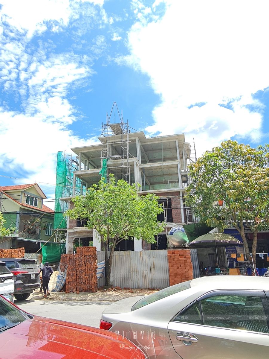 Thi công biệt thự 4 tầng tân cổ điển 223m2 (CĐT: Mrs Liên - Nghệ An) TCBT2224