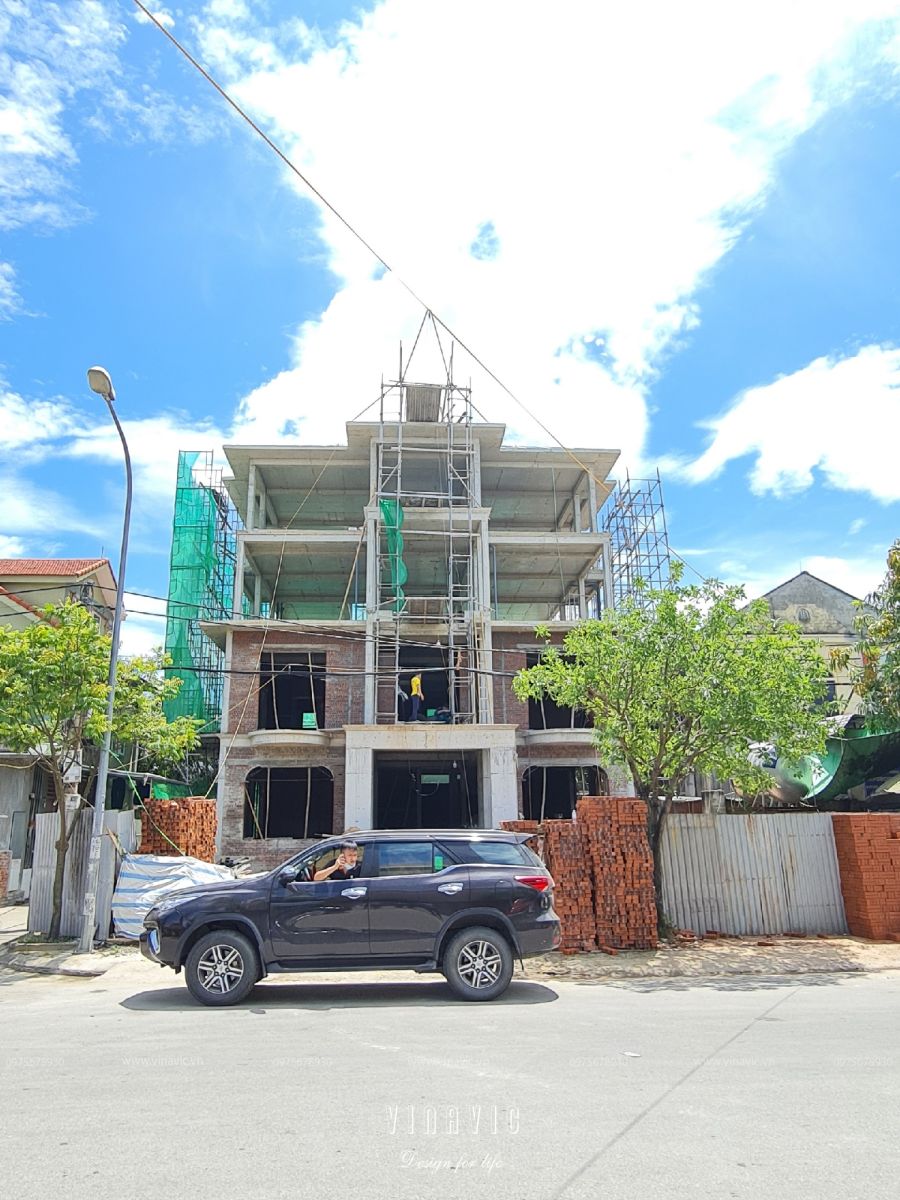 Thi công biệt thự 4 tầng tân cổ điển 223m2 (CĐT: Mrs Liên - Nghệ An) TCBT2224