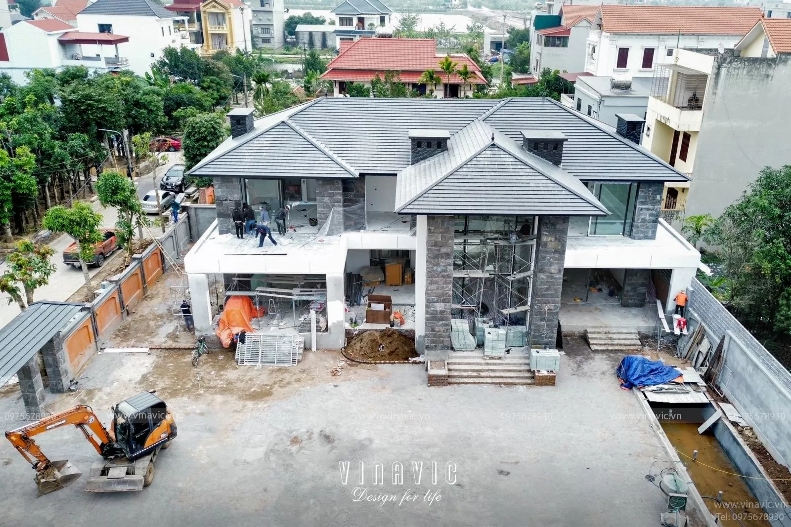 Kinh nghiệm xây nhà mùa mưa an toàn, hiệu quả