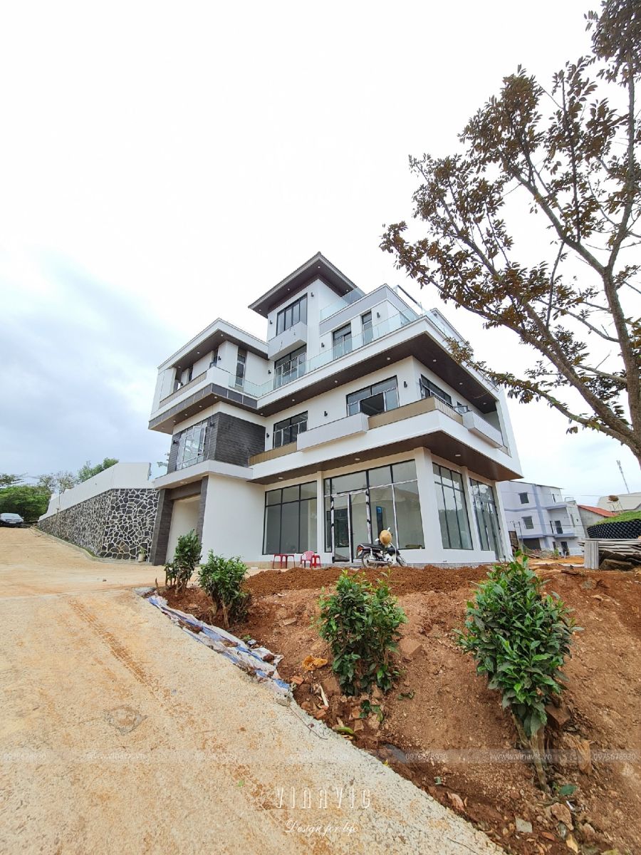 Thi công nhà biệt thự 3 tầng 11x16m (CĐT: Mr Toàn - Bình Phước) TCBT2232