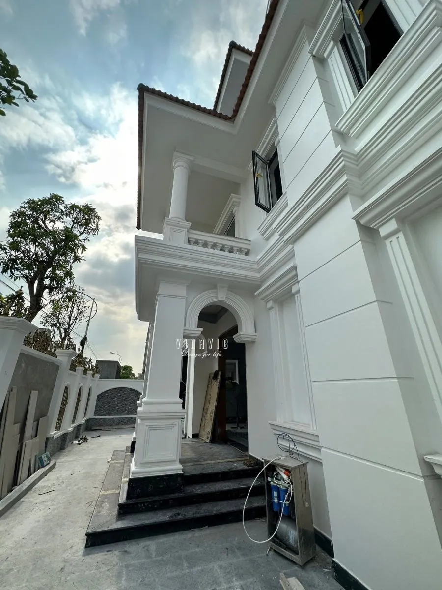 Phào chỉ xi măng mặt tiền