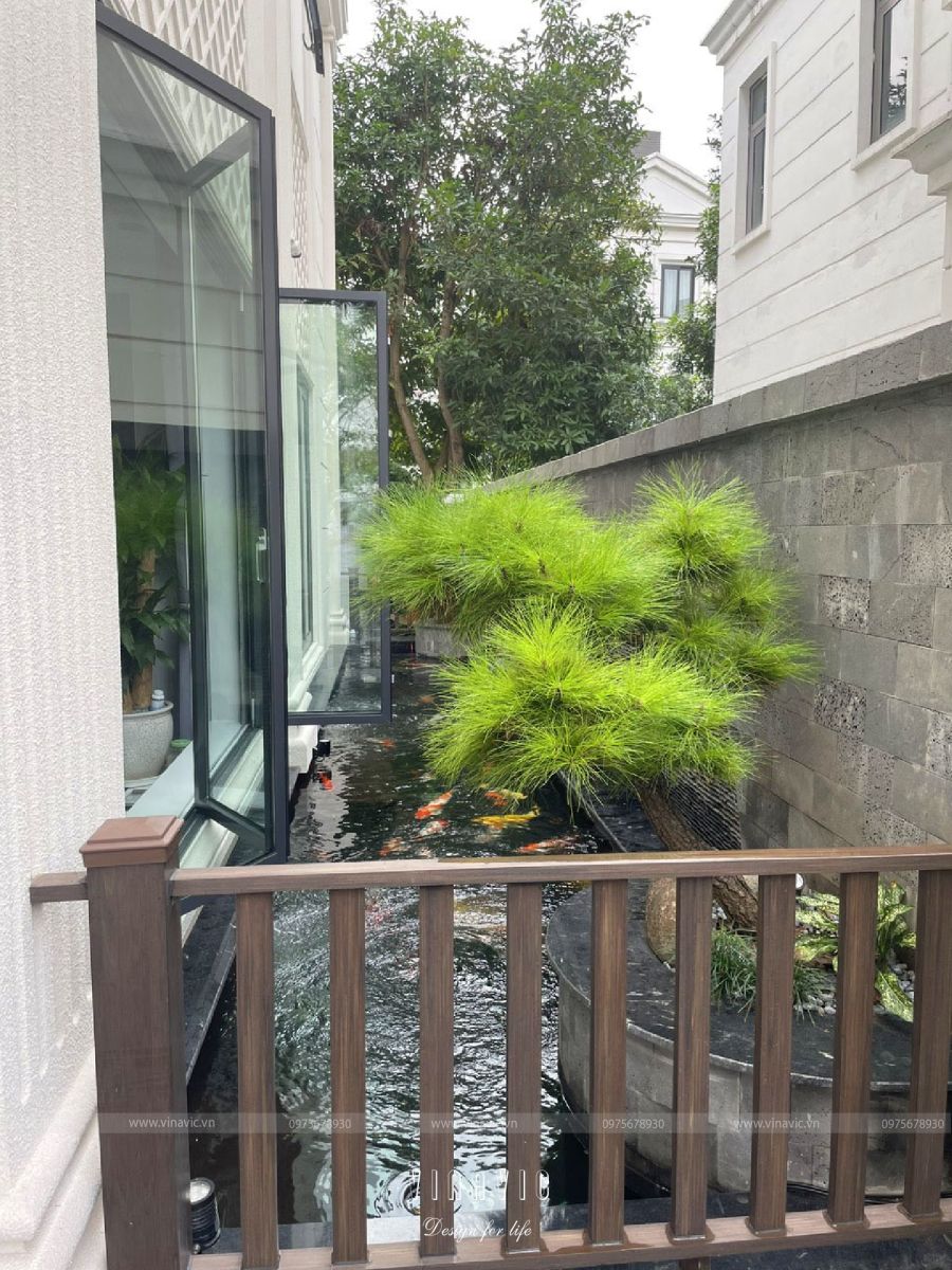 Thi công tiểu cảnh sân vườn