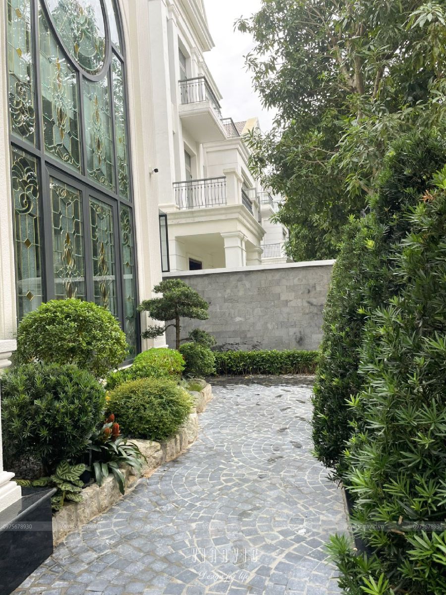 Thi công tiểu cảnh sân vườn