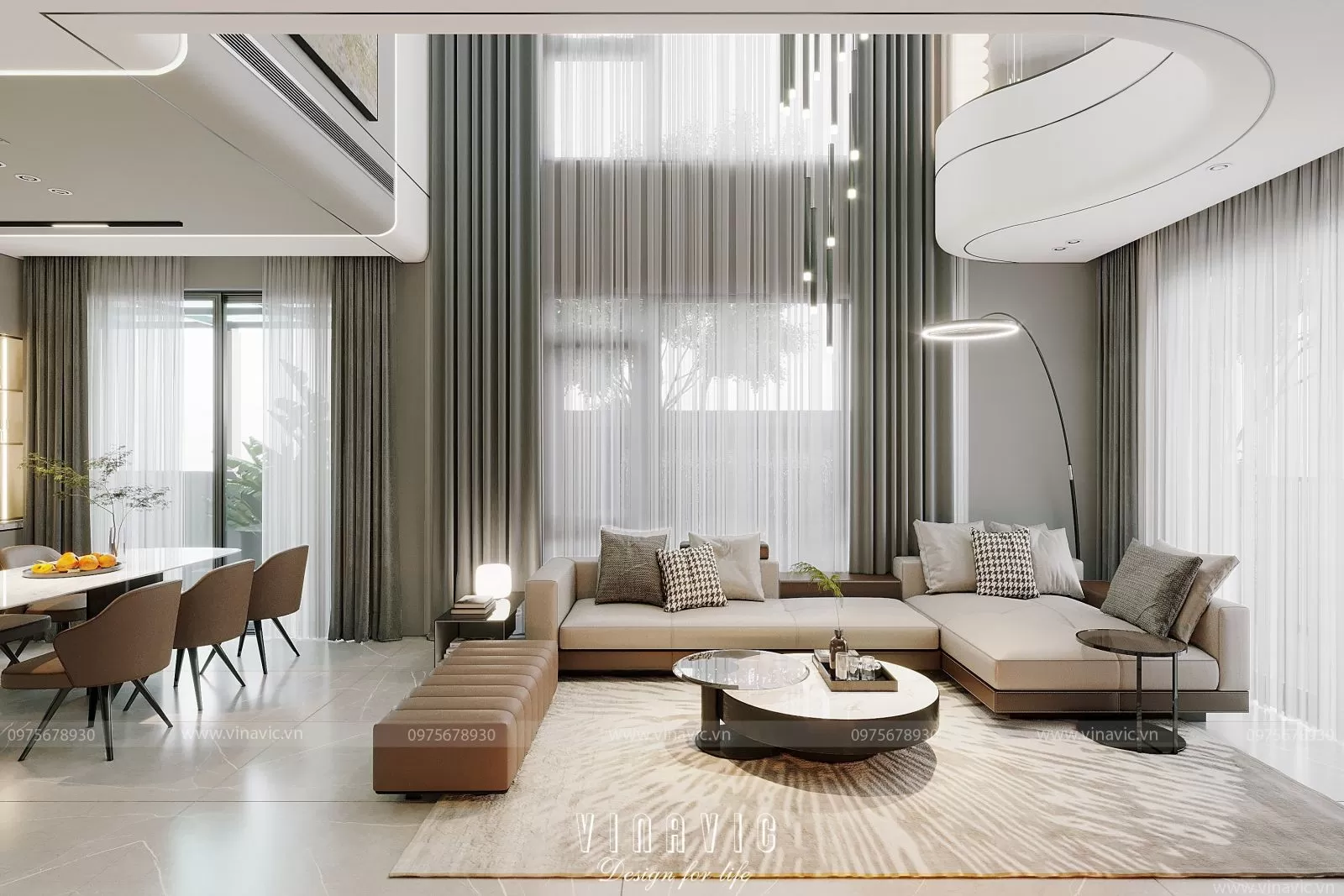 Nội thất biệt thự 3 tầng