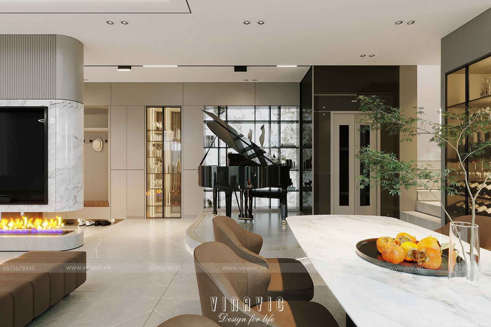 Nội thất biệt thự 3 tầng