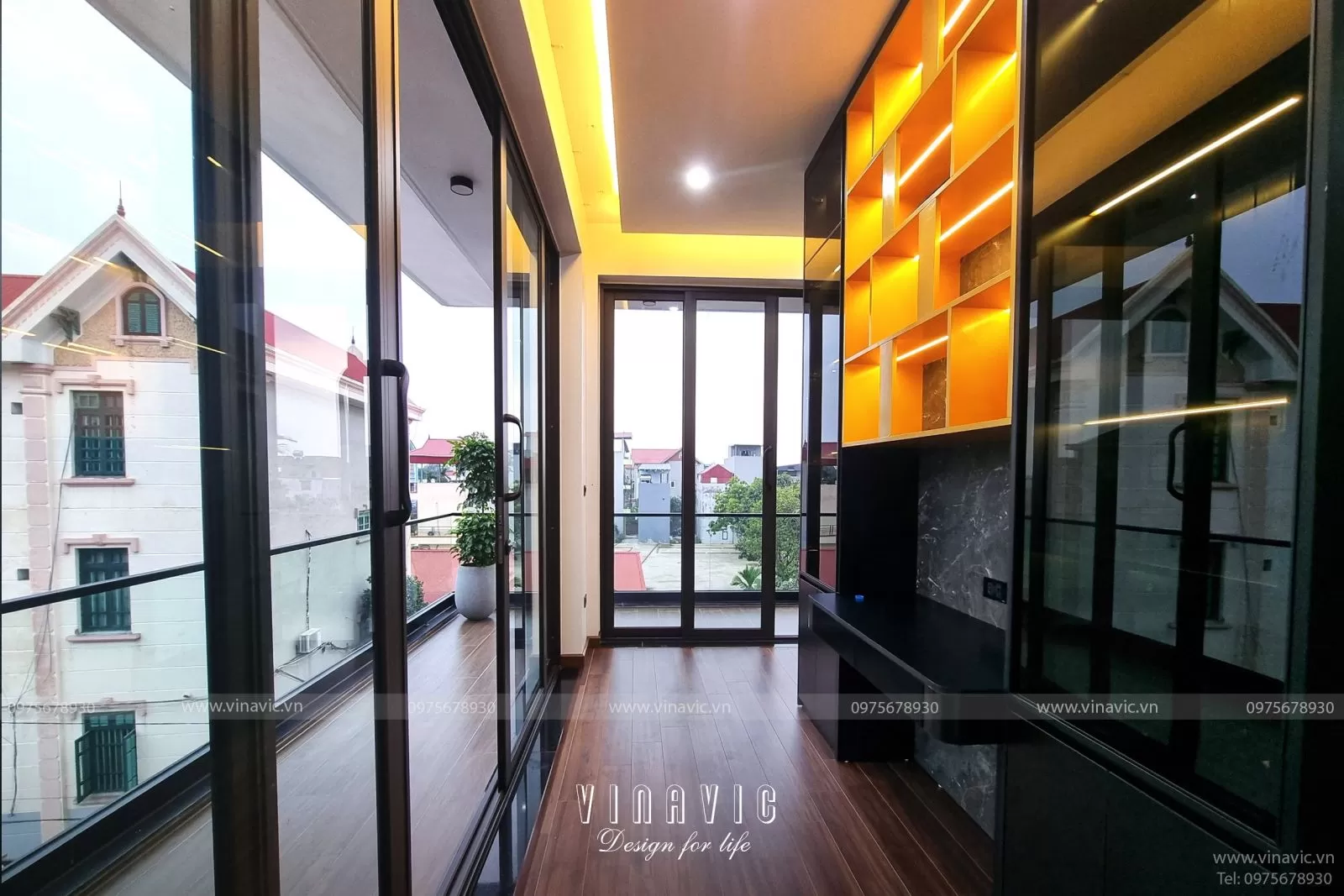 Thi công biệt thự 3 tầng hiện đại 234m2