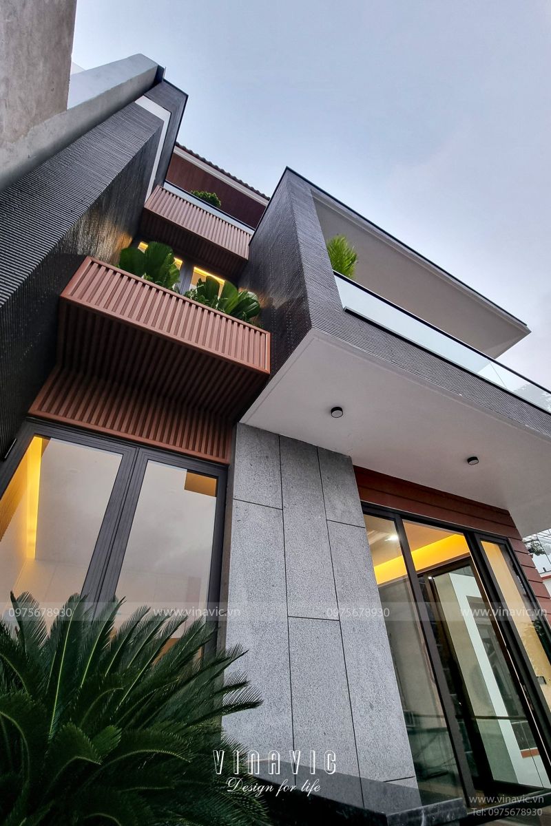 Thi công biệt thự 3 tầng hiện đại 234m2