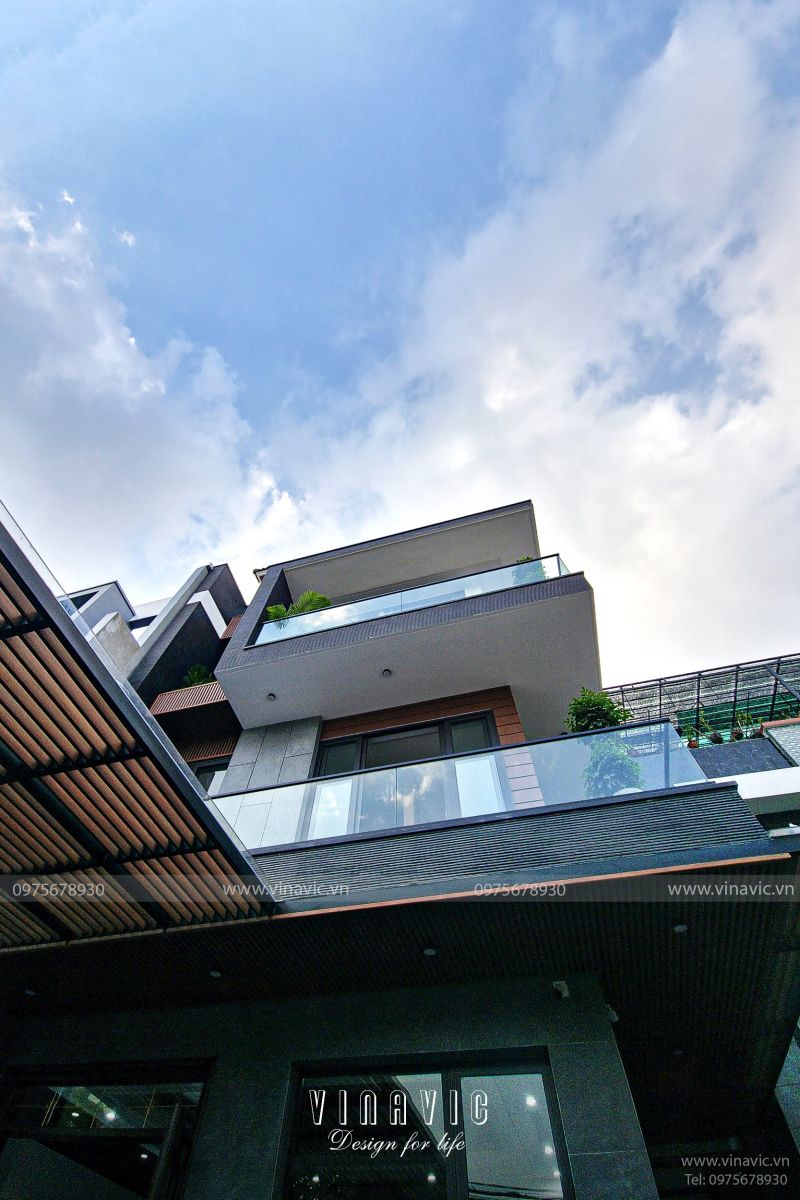 Thi công biệt thự 3 tầng hiện đại 234m2