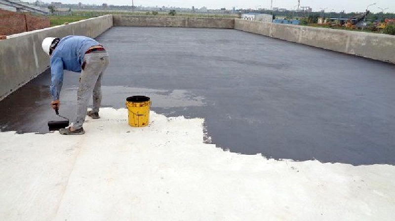 chống thấm tường ngoài trời bằng Sika