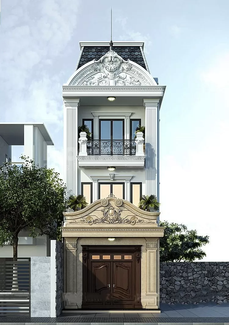 Nhà phố tân cổ điển sang trọng nổi bật