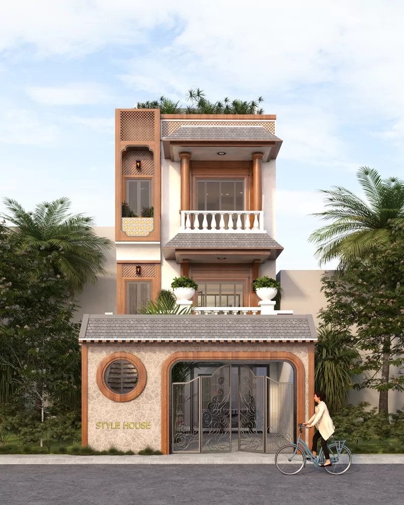 Ngôi nhà phố đậm nét Á Đông