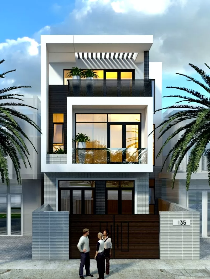 Nhà mặt tiền 5m đa dạng phong cách thiết kế