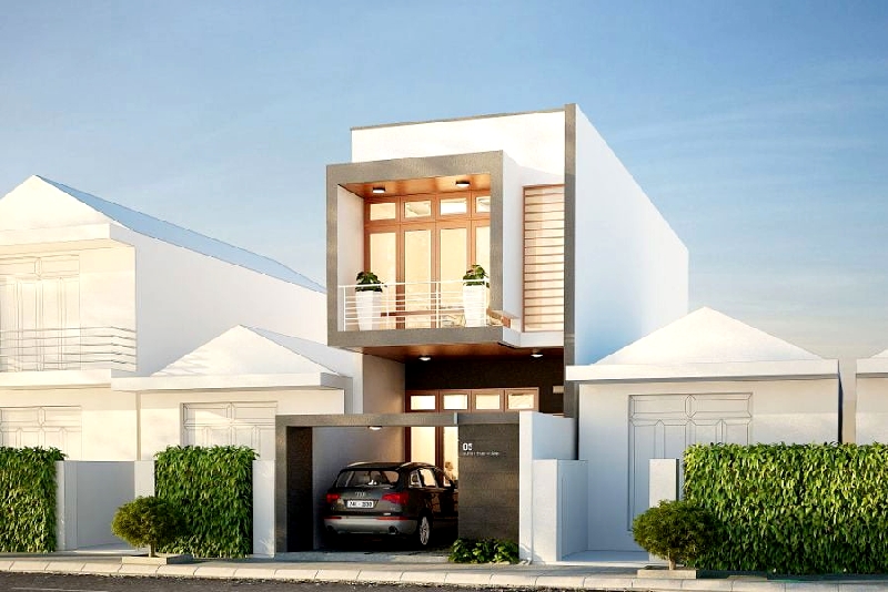 Ngôi nhà sử dụng vật liệu hiện đại, chất lượng cao