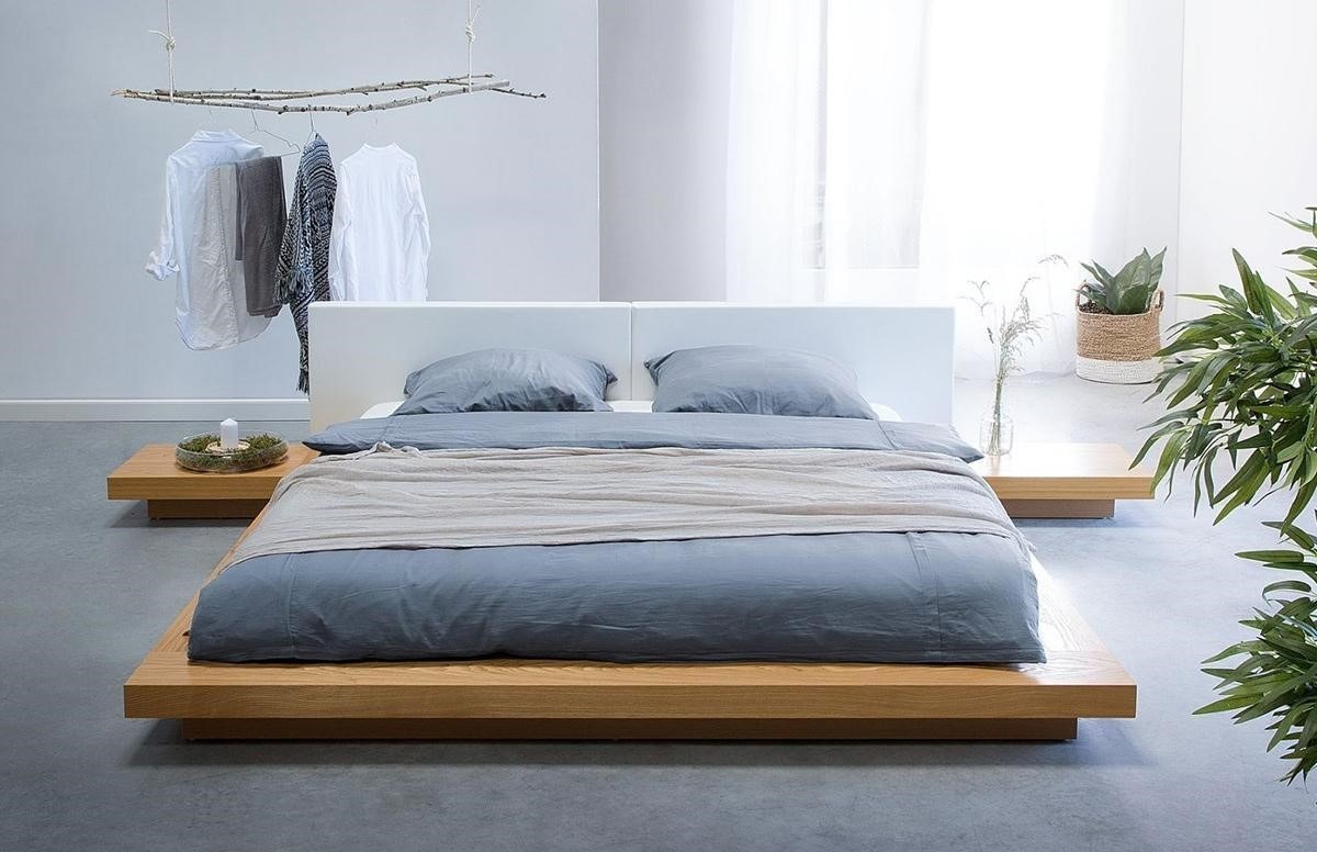 giường thấp là lựa chọn cho những không gian nhà kiểu nhật