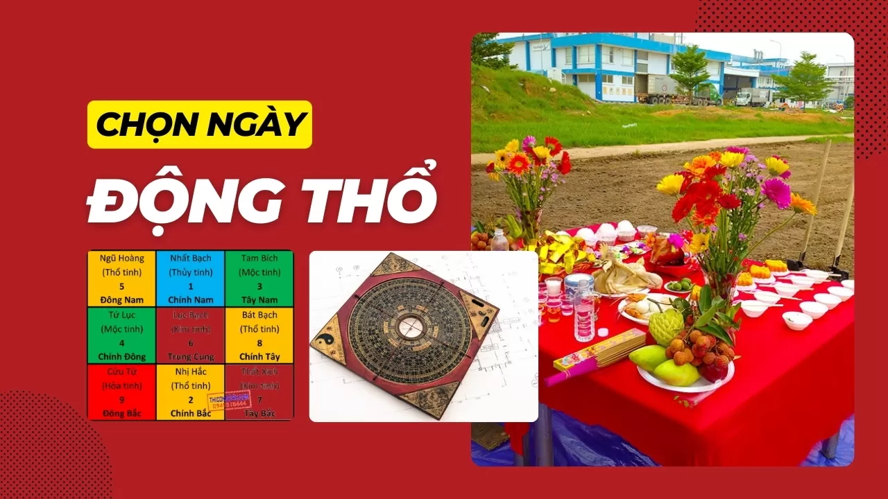 Chọn ngày động thổ