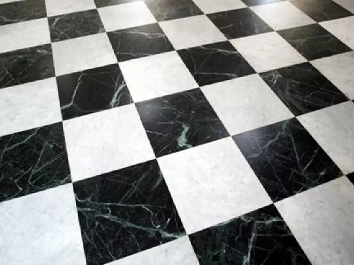 Lát sàn hình caro độc đáo và mới lạ