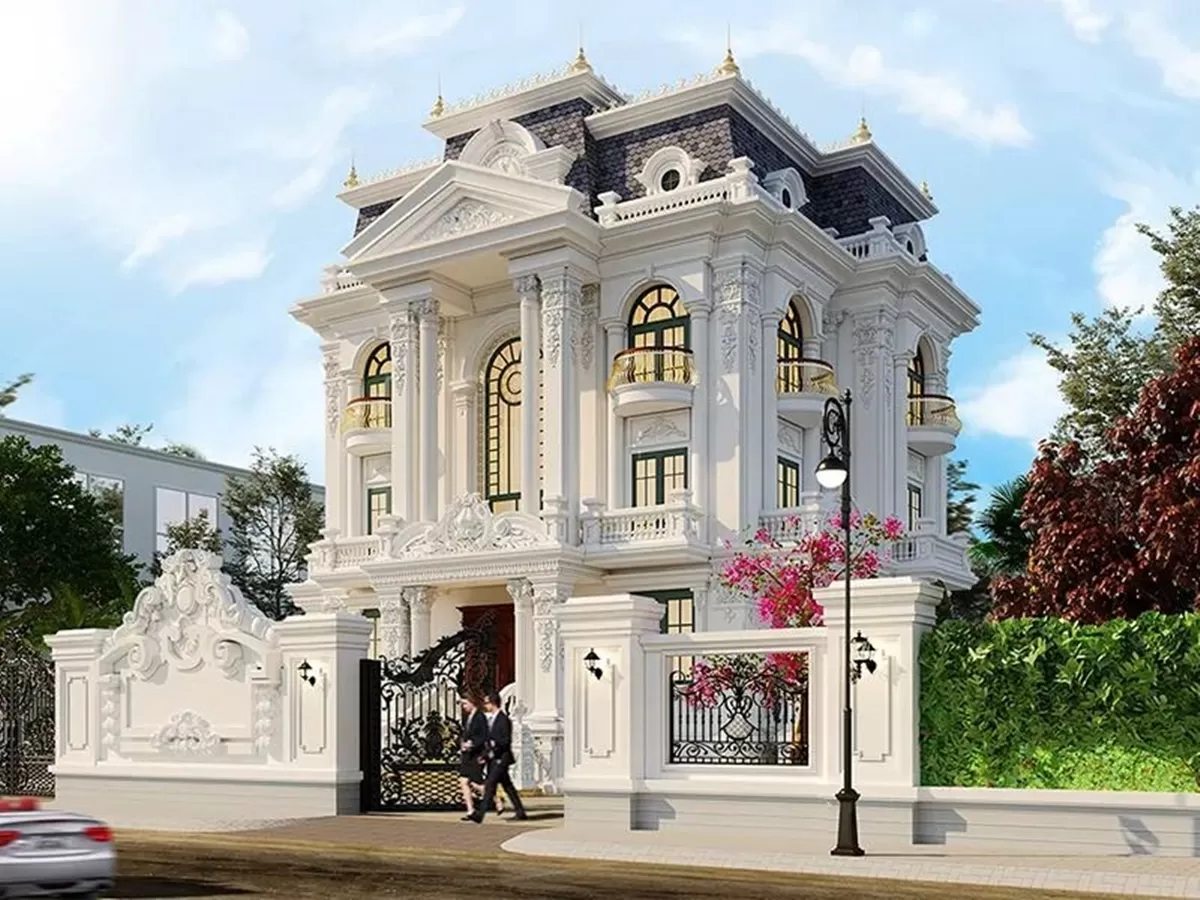 Mái Mansard đặc trưng phong cách tân cổ điển kiểu Pháp