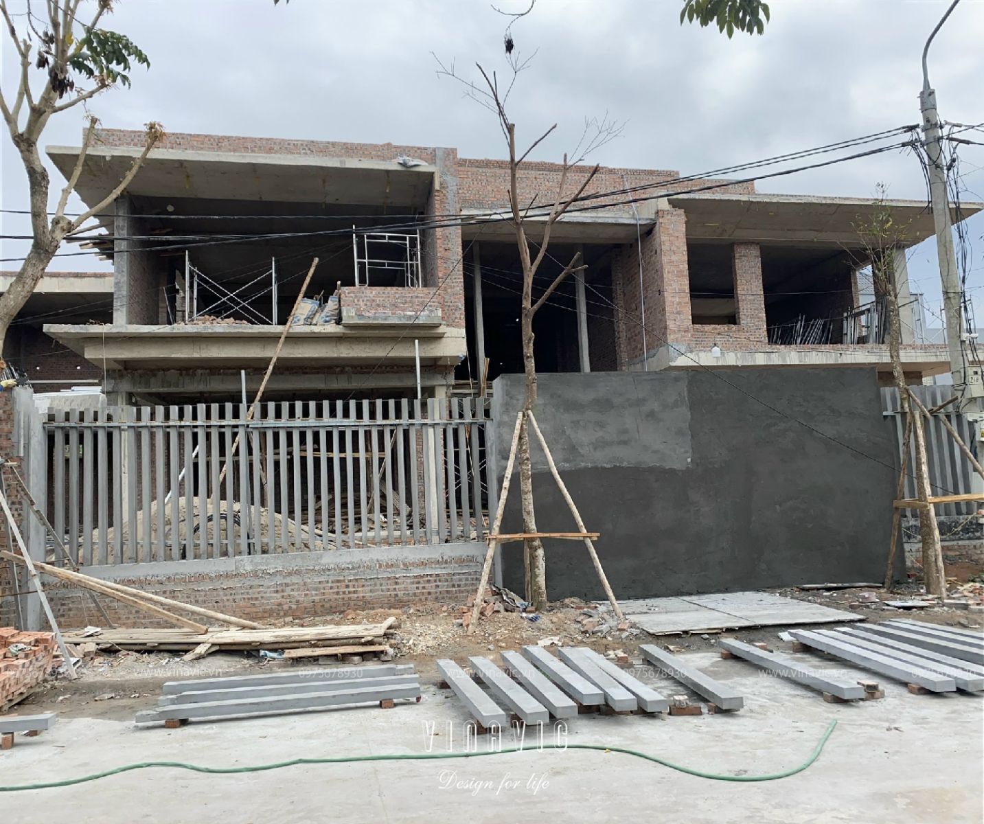 Thi công biệt thự hiện đại 3 tầng 270m2 (CĐT: Mr Dương - Bắc Giang) TCBT2209